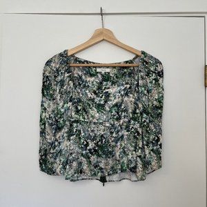 Vince floral blouse